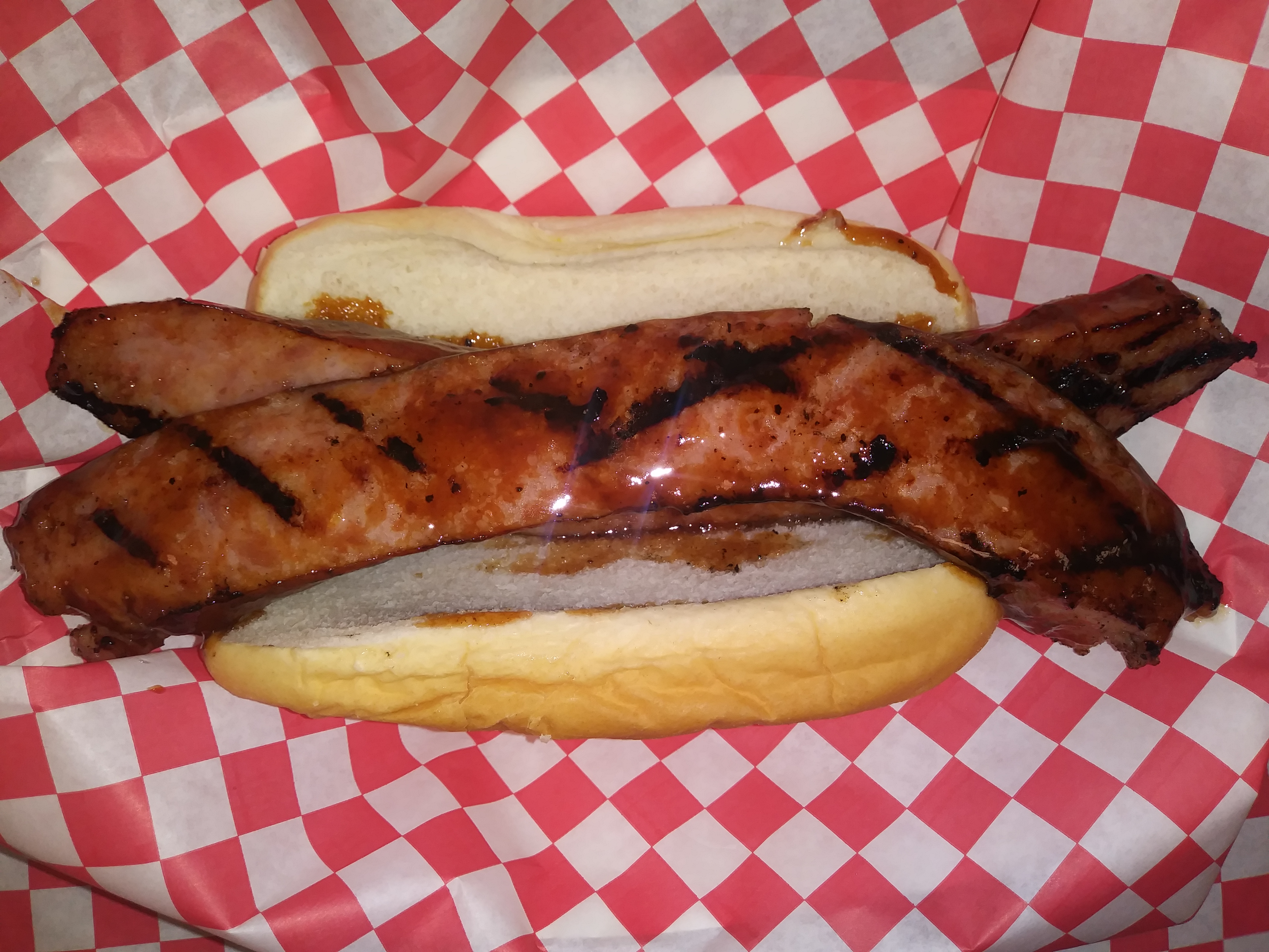 Order Smoked Sausage Sandwich food online from Ohio City BBQ store, Cleveland on bringmethat.com