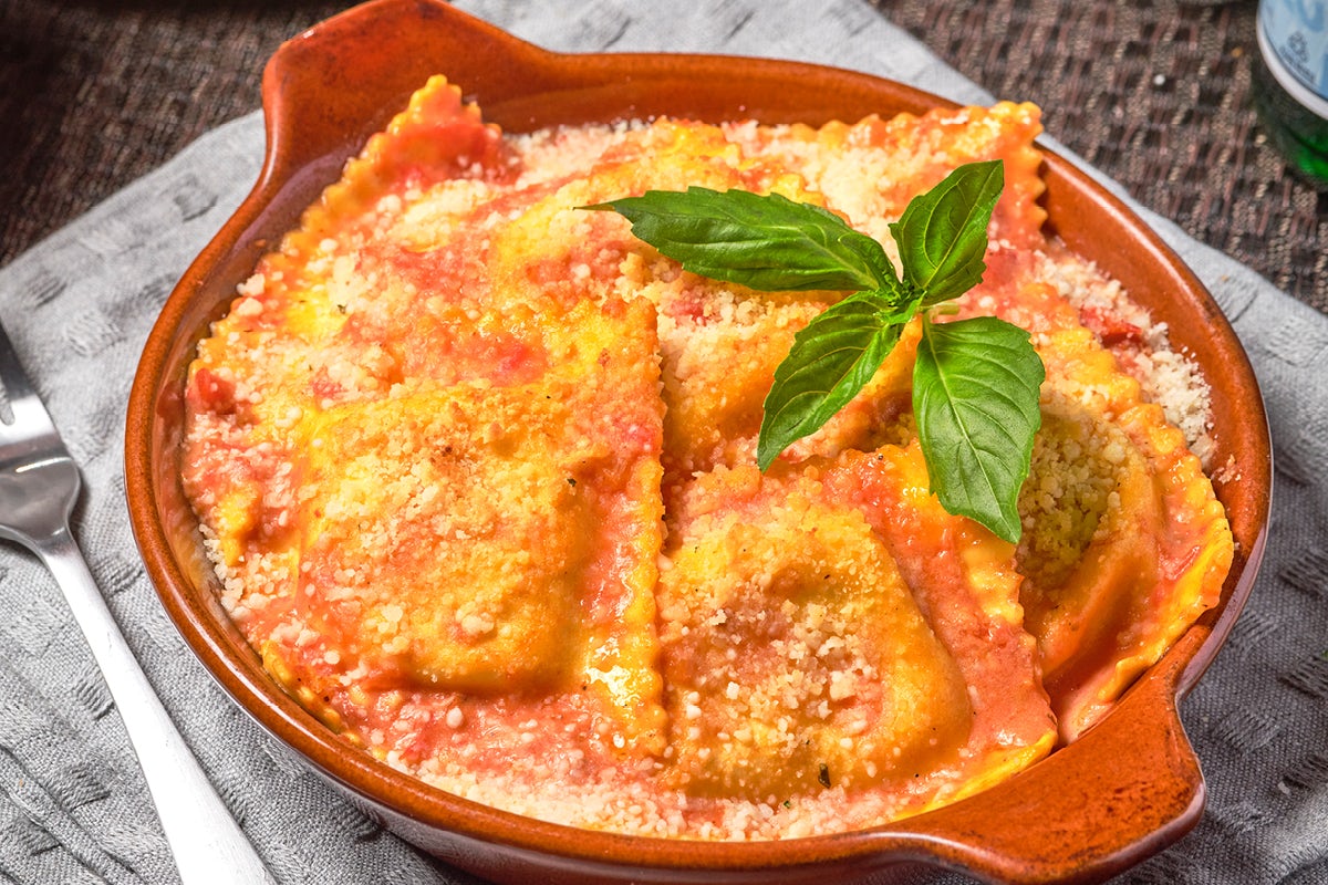 Order Baked Ravioli food online from Bertucci's store, Plymouth Meeting on bringmethat.com
