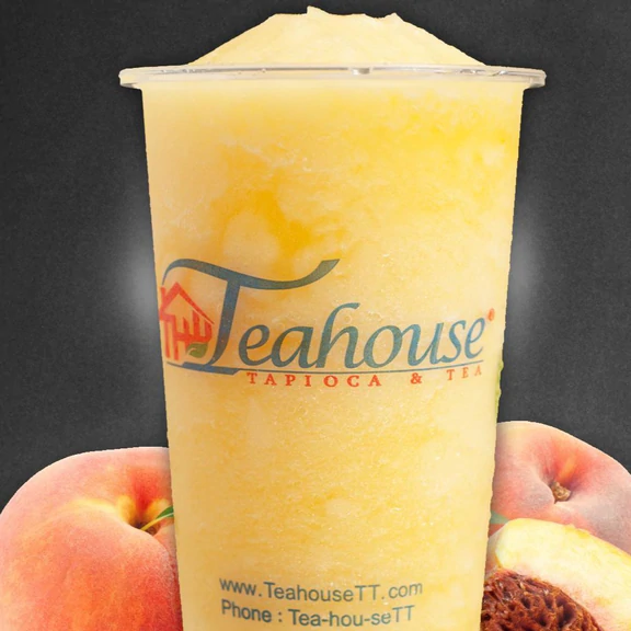 Order Peach Ice Blend food online from The Teahouse store, Houston on bringmethat.com
