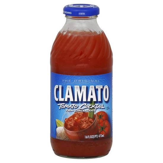 Order Clamato · Original Tomato Cocktail (12 x 16 fl oz) food online from Mesa Liquor store, Mesa on bringmethat.com