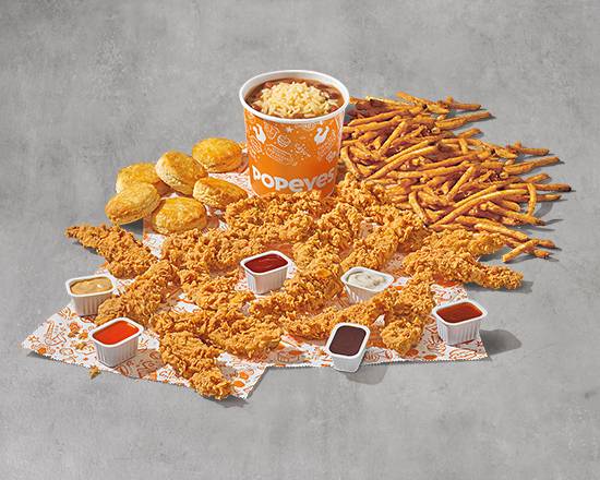 Order 16PC Tender Family Meal (2 Sides & 6 Biscuits) food online from Popeyes Chicken and Biscuits store, Arlington on bringmethat.com