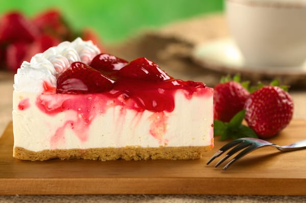 Order Strawberry Cheese Cake food online from House of Fish store, Jamaica on bringmethat.com