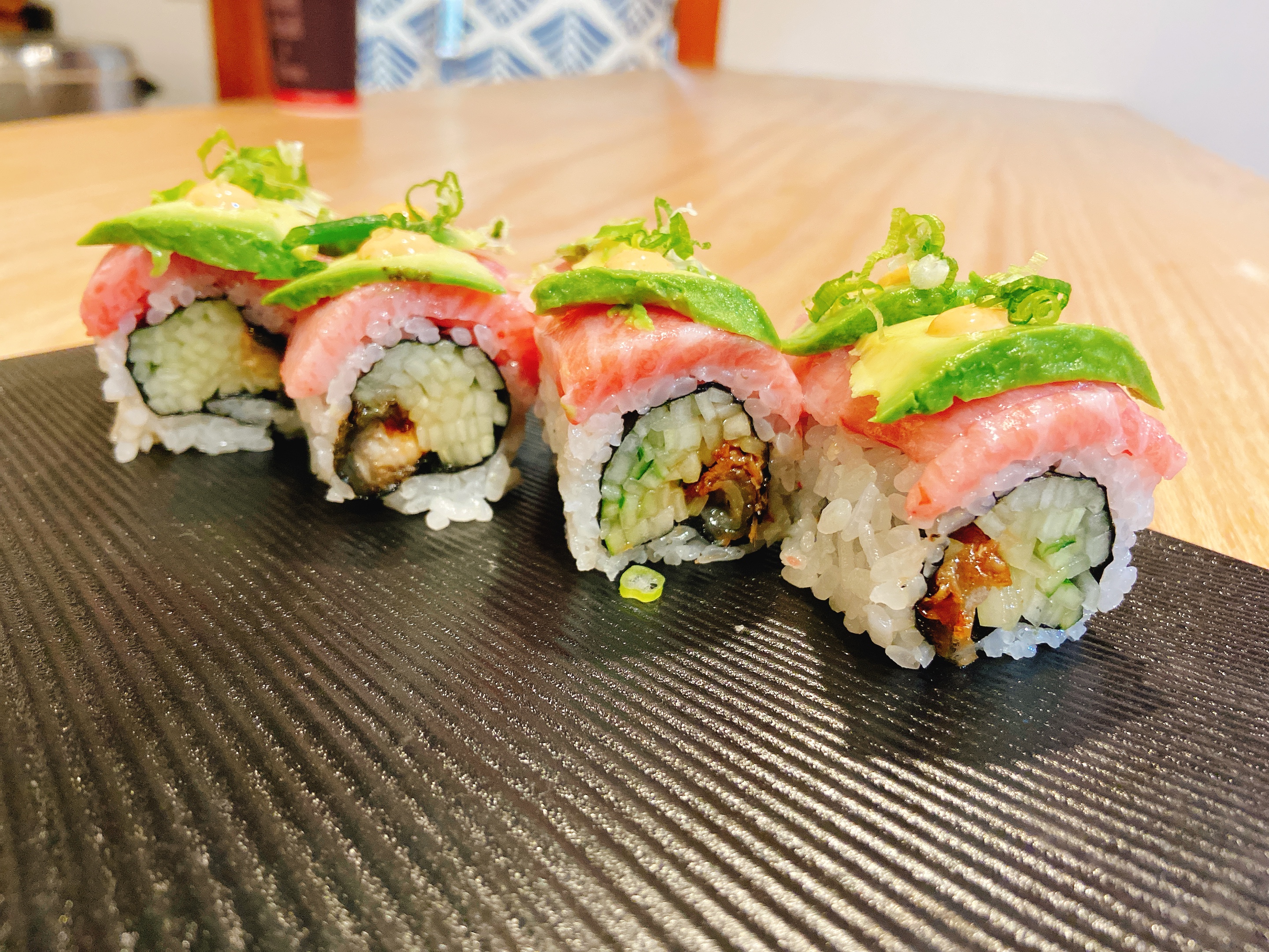 Order The Secret Roll food online from Takashi Japanese Cuisine store, Morristown on bringmethat.com