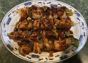 Order Yakitori Chicken (4) food online from Emerald Garden store, Shrewsbury on bringmethat.com