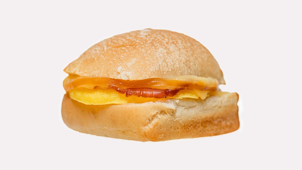Order Applewood Bacon, Egg & Gouda Cheese on Ciabatta food online from The Human Bean store, West Columbia on bringmethat.com