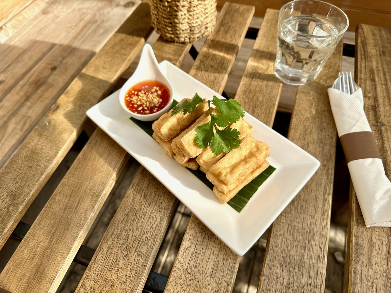 Order Fried Tofu (V) food online from Thai @ Lex store, New York on bringmethat.com