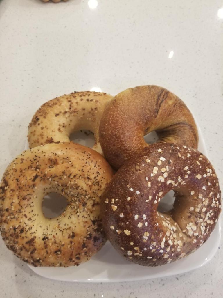 Order  Bagel with plain cream cheese food online from Gourmet bagel deli cafe store, New York on bringmethat.com