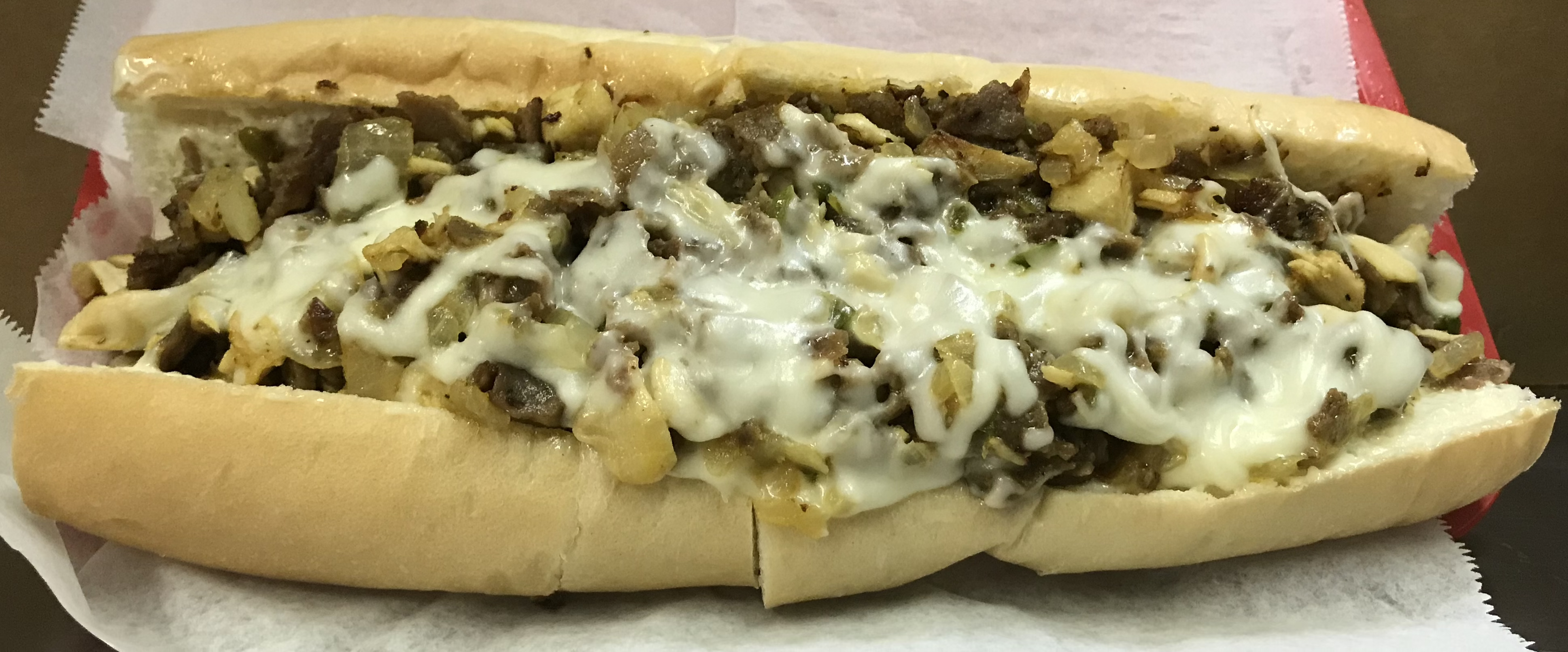 Order Steak, Chicken & Gyro Triple Threat w/ Fries food online from Sal's Famous Cheesesteaks store, Justice on bringmethat.com