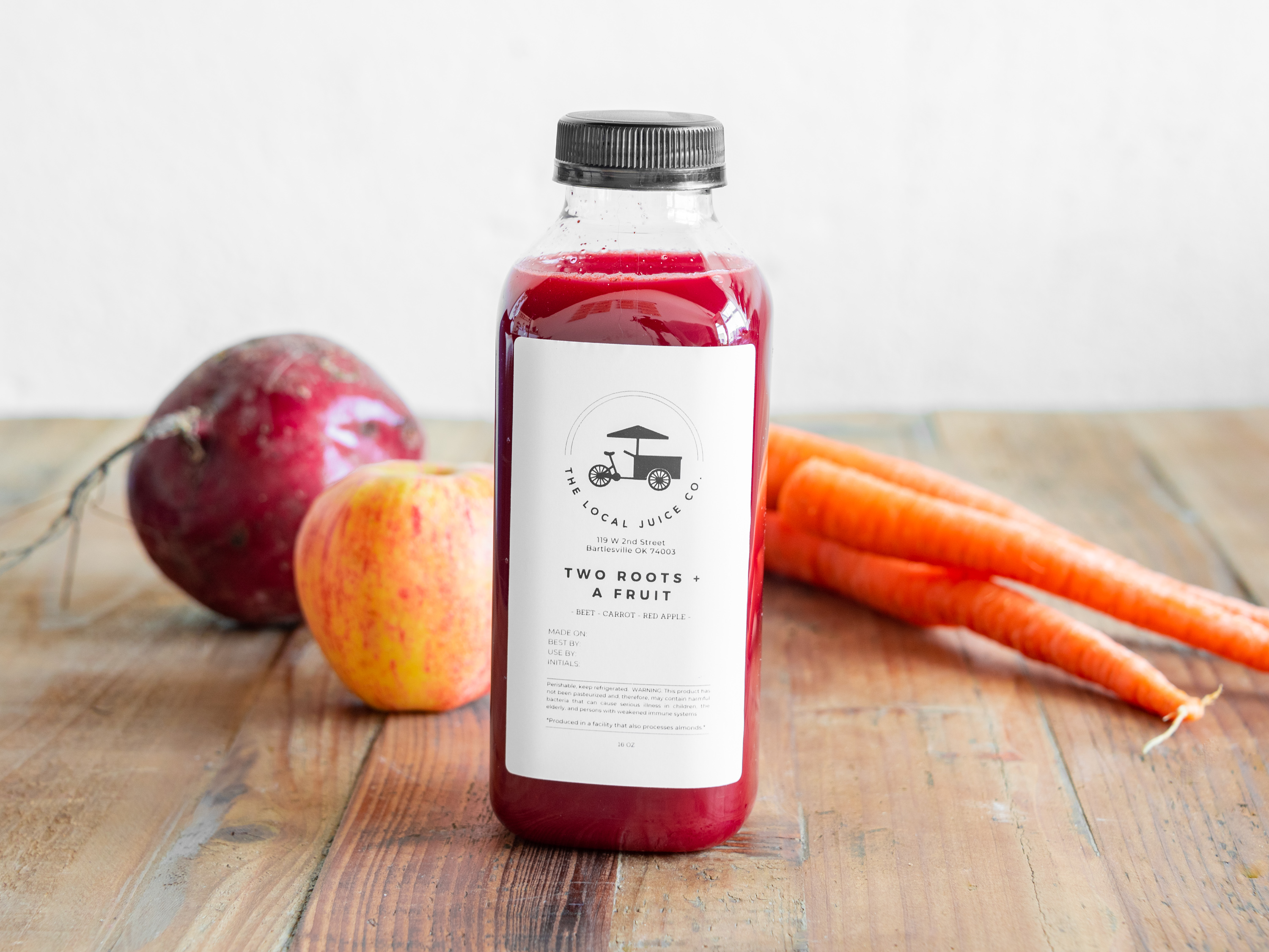 Order 2 Roots and a Fruit Juice food online from Local Juice Company store, Bartlesville on bringmethat.com