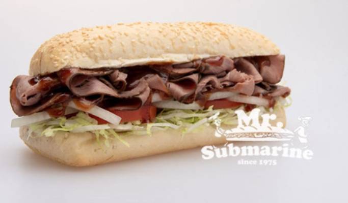 Order Roast Beef Sub food online from Mr Submarine store, Bellwood on bringmethat.com