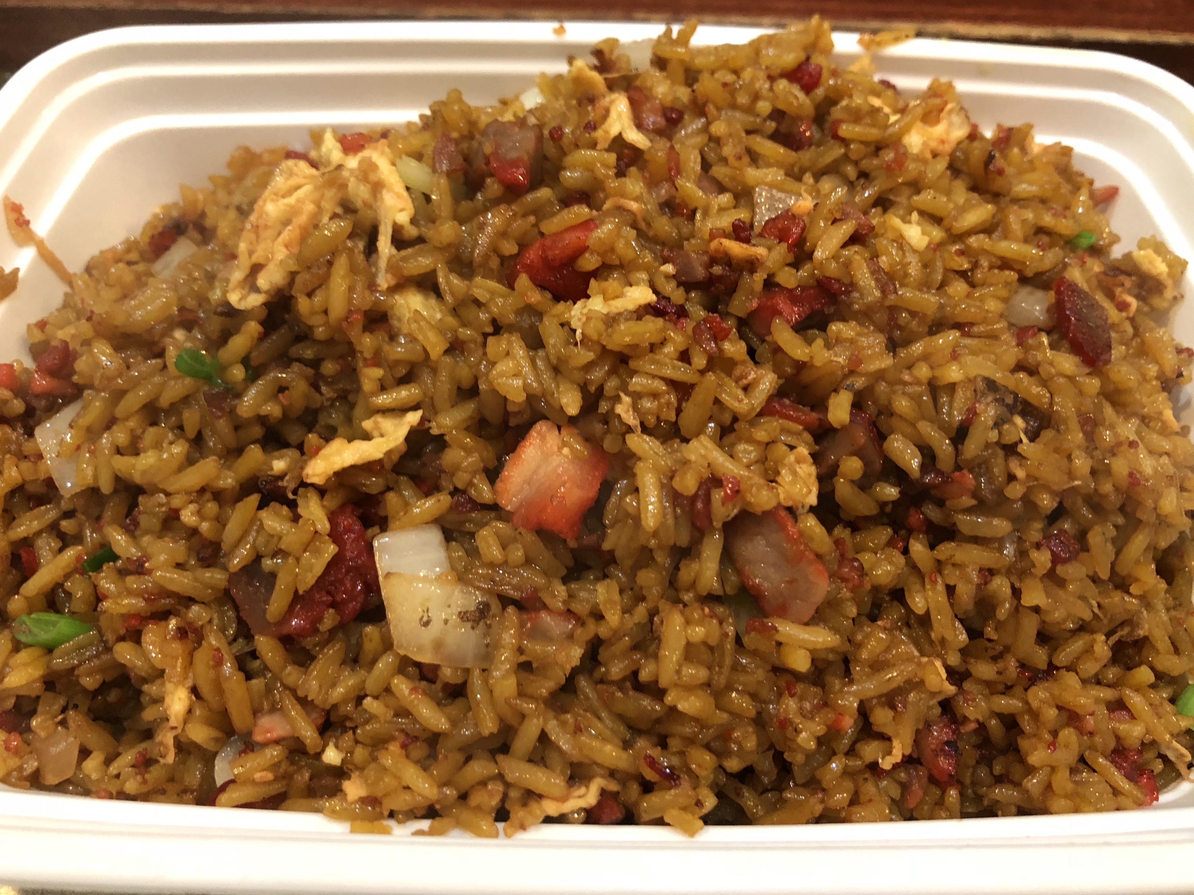 Order Roast Pork Fried Rice food online from Chowtime store, Brooklyn on bringmethat.com