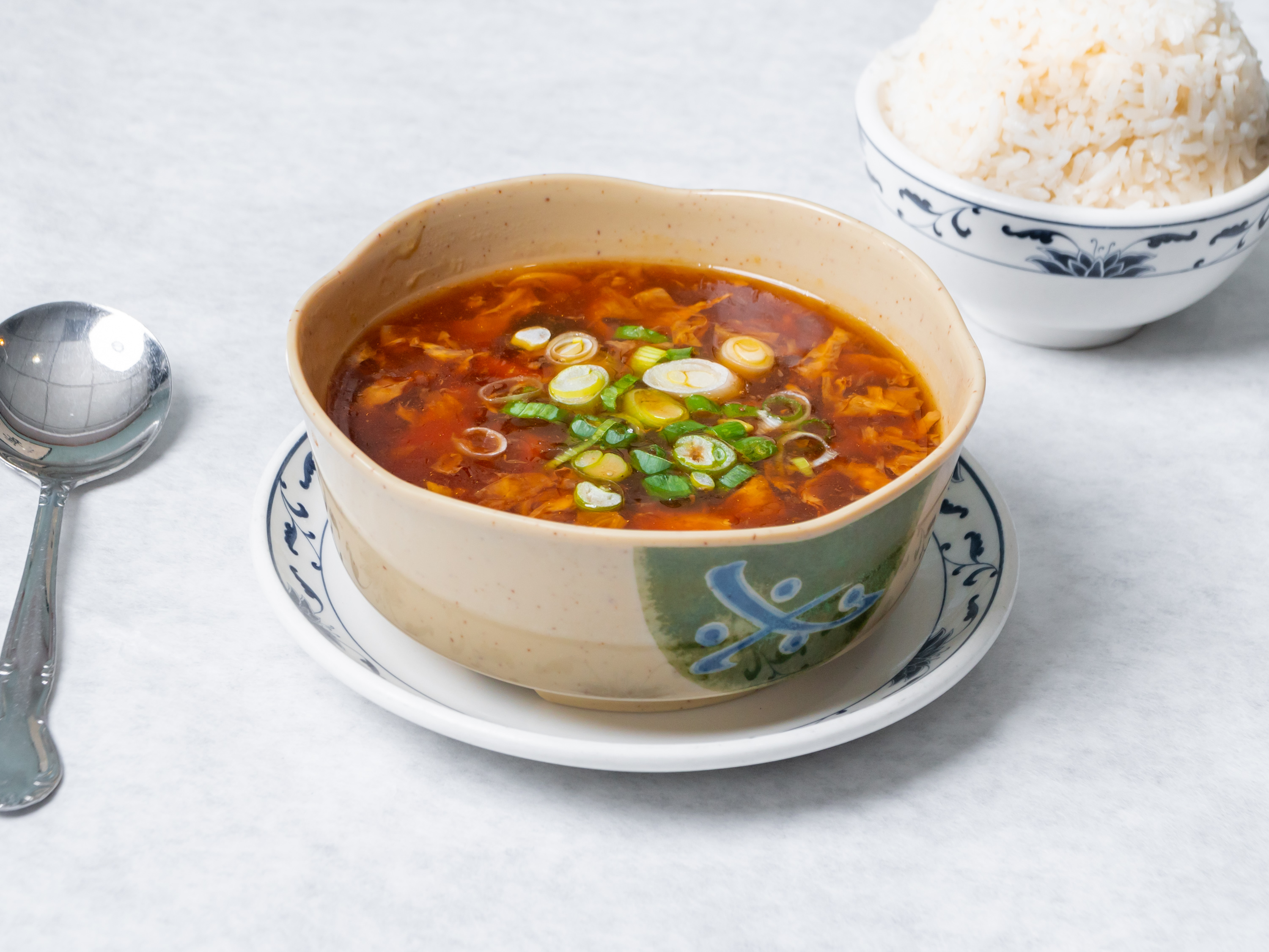 Order Hot and Sour Soup food online from City Lights of China store, Washington on bringmethat.com