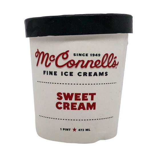 Order McConnell's Ice Cream - Sweet Cream food online from IV Deli Mart store, Goleta on bringmethat.com