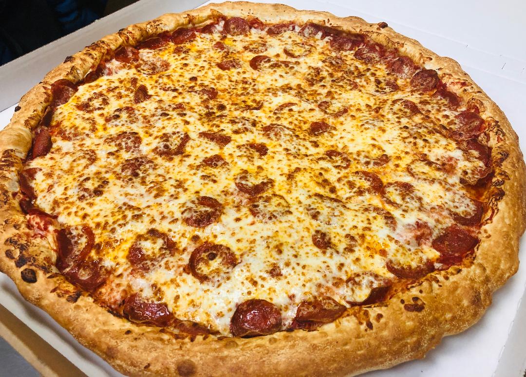 Order 24" Big Cheese Pizza food online from Toarmina Pizza store, Madison Heights on bringmethat.com