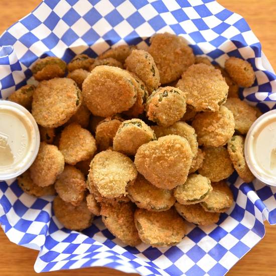 Order Small Fried Pickles food online from Burger Nation store, Houston on bringmethat.com