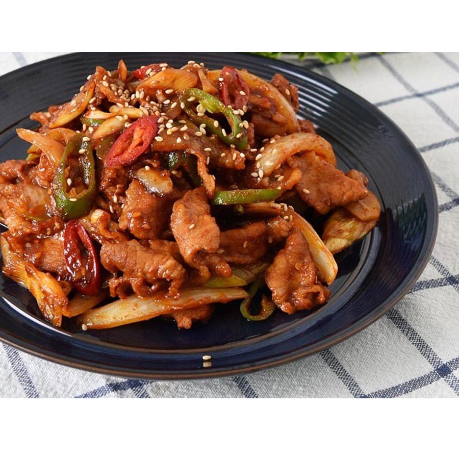 Order 23. Grilled Spicy Pork food online from Milpitas Sgd Tofu House store, Milpitas on bringmethat.com