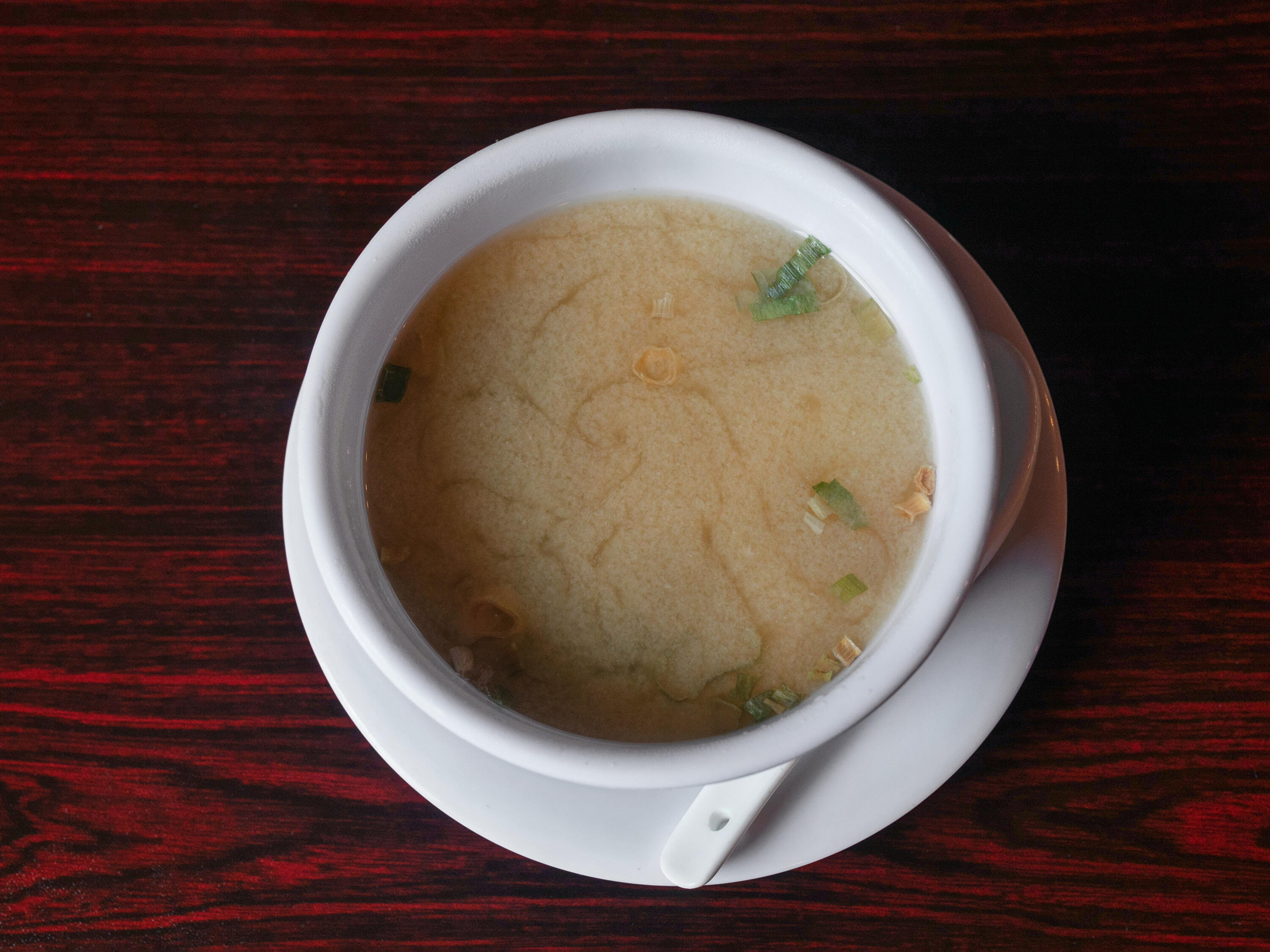 Order Miso Soup food online from Asahi Japanese Grill store, Lenoir City on bringmethat.com
