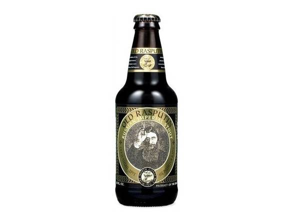 Order North Coast Old Rasputin Russian Imperial Stout - 4x 12oz Bottles food online from Kirby Food & Liquor store, Champaign on bringmethat.com