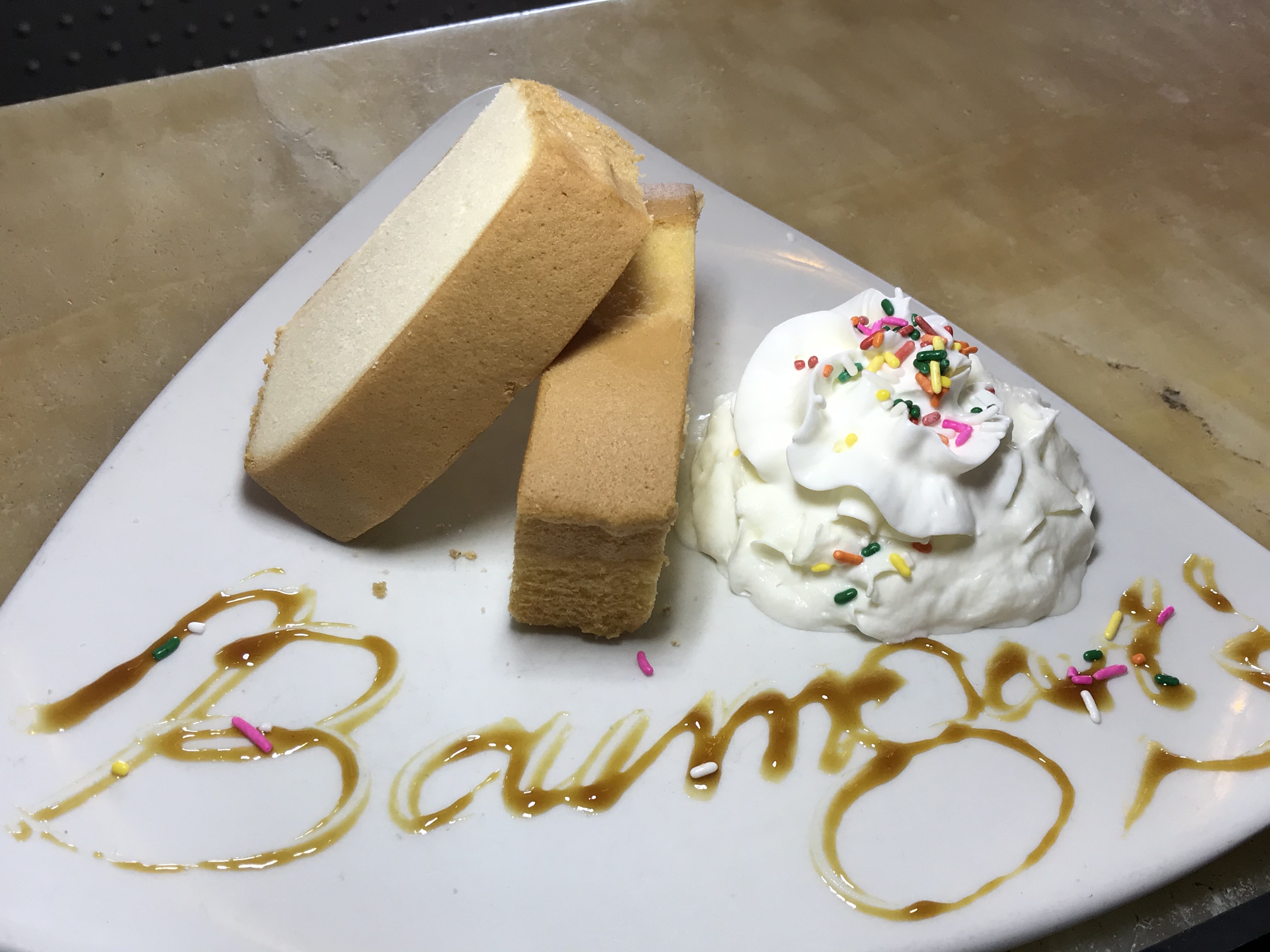 Order Pound Cake food online from Baumgart's Cafe store, Edgewater on bringmethat.com