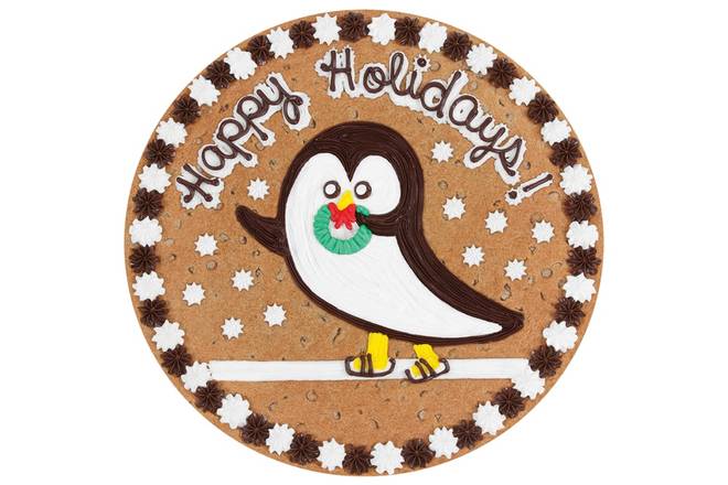 Order Happy Holidays Penguin - HW2818  food online from Great American Cookies store, Dallas County on bringmethat.com