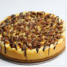 Order Classic Turtle Cheesecake  food online from Masterpiece Desserts store, Houston on bringmethat.com