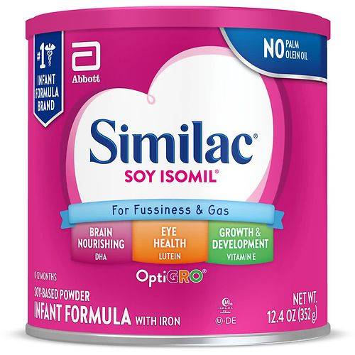 Order Similac Infant Formula with Iron For Fussiness and Gas - 12.4 oz food online from Walgreens store, LUMBERTON on bringmethat.com