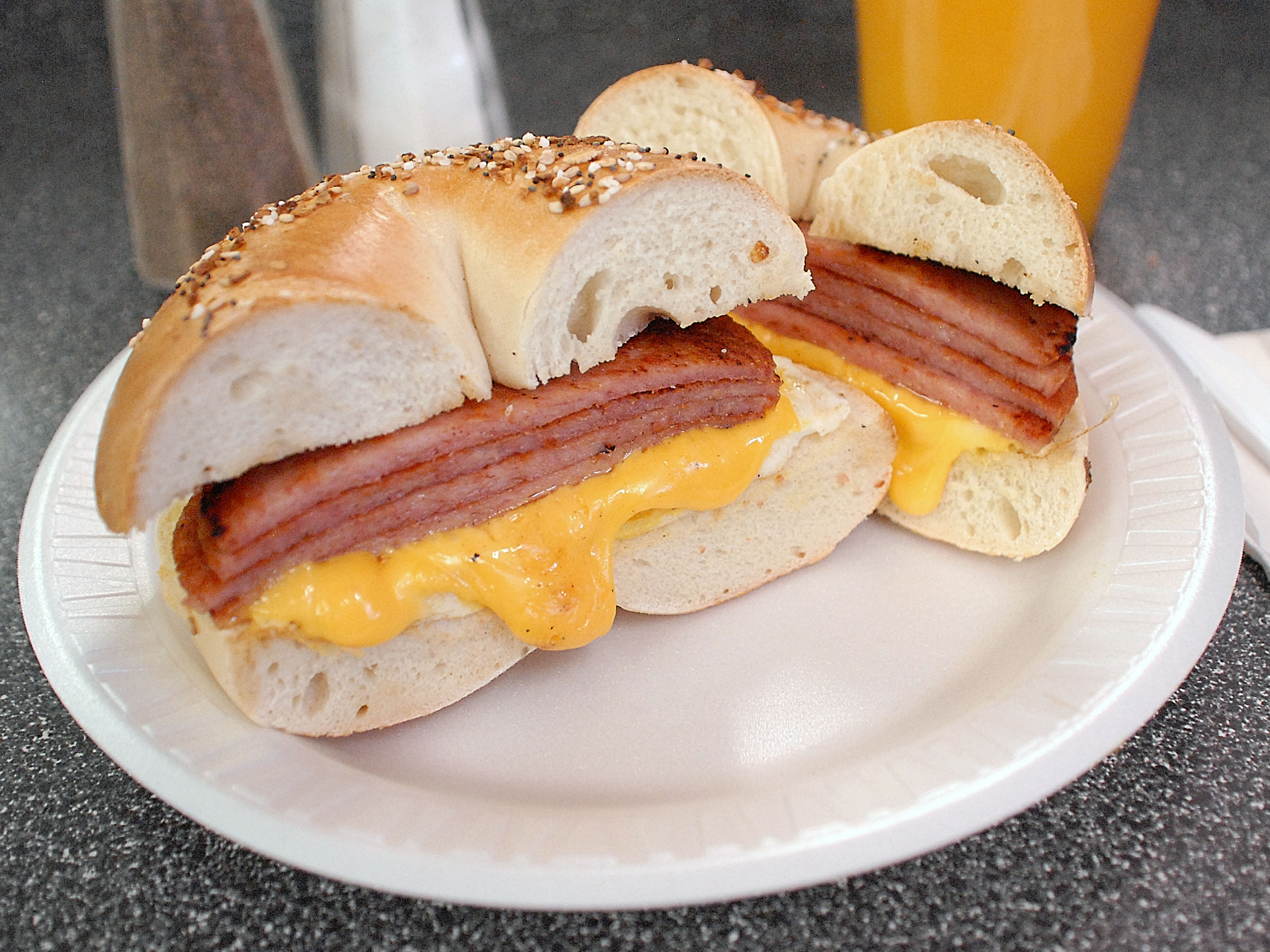 Order 3. Only Boiled Ham Sandwich food online from New York Bagel Cafe & Deli store, Haledon on bringmethat.com