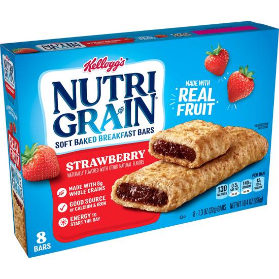Order Nutri-Grain Strawberry Soft Baked Breakfast Bars, 8 CT food online from Cvs store, WEST COVINA on bringmethat.com