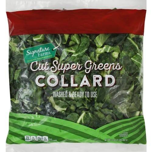 Order Signature Farms · Cut Super Greens Collard (32 oz) food online from Safeway store, Bowie on bringmethat.com