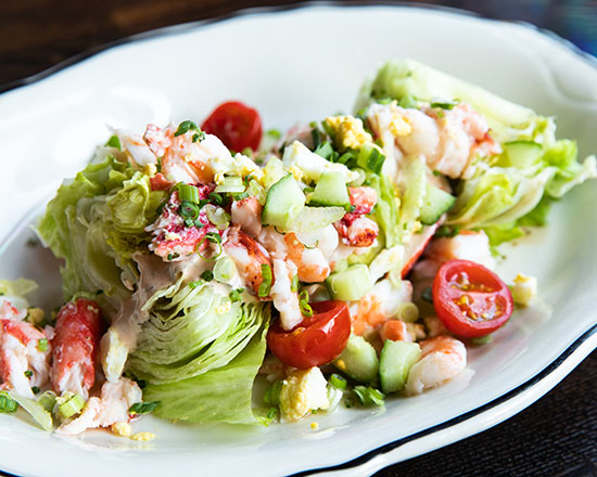 Order Seafood Wedge Salad food online from Oyster Bah store, Chicago on bringmethat.com