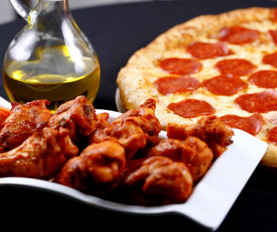 Order 1 Large Cheese Pizza, 10 Wings & Garlic Knots food online from Dino's store, Albany on bringmethat.com