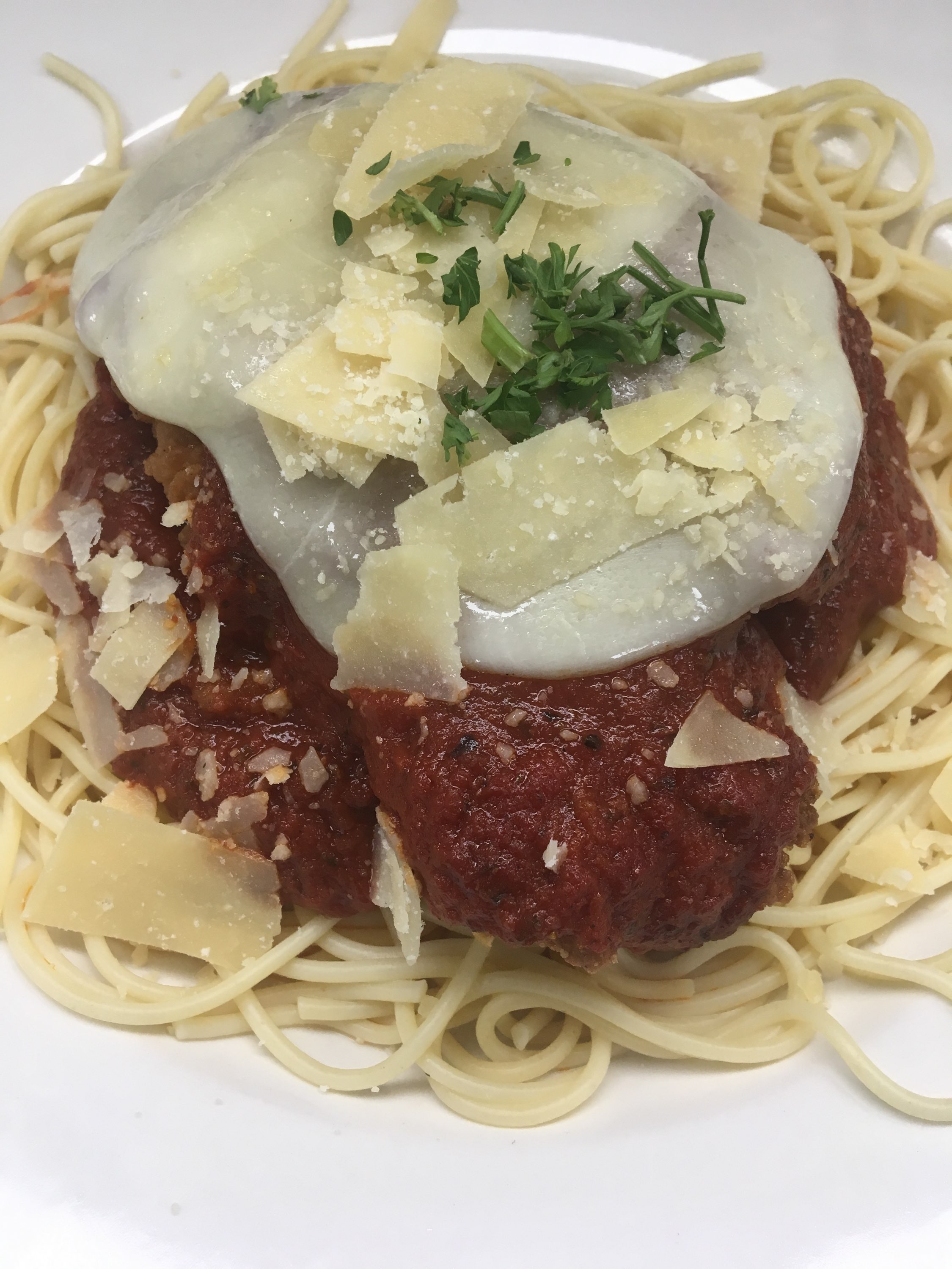Order Kay's Favorite Chicken Parmesan food online from Local Eatery And Grill store, Sevierville on bringmethat.com