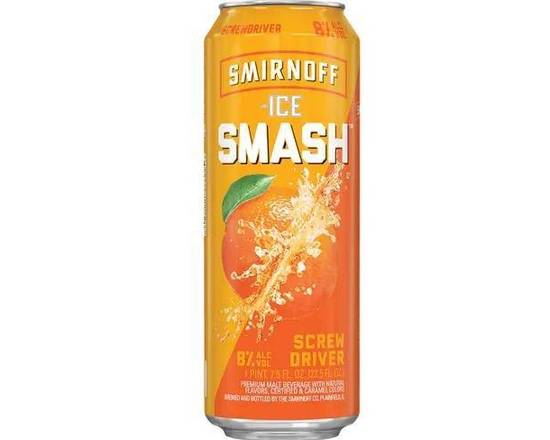 Order Smirnoff Ice Smash Peach Mango 23.5 oz , (8.0 %ABV) food online from Starway Liquor store, Bell Gardens on bringmethat.com