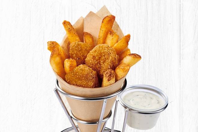 Order Kid’s Dippers - Crispy Chicken Bites and Fries  food online from Rubio store, San Clemente on bringmethat.com