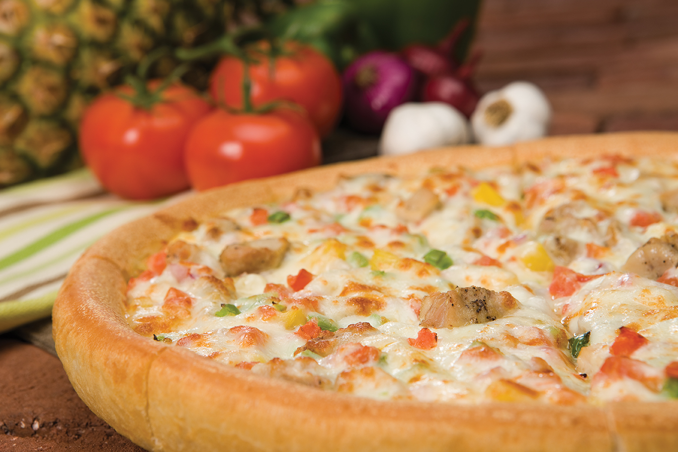 Order Chicken Royale Pizza food online from Godfathers Pizza store, Spring Valley on bringmethat.com
