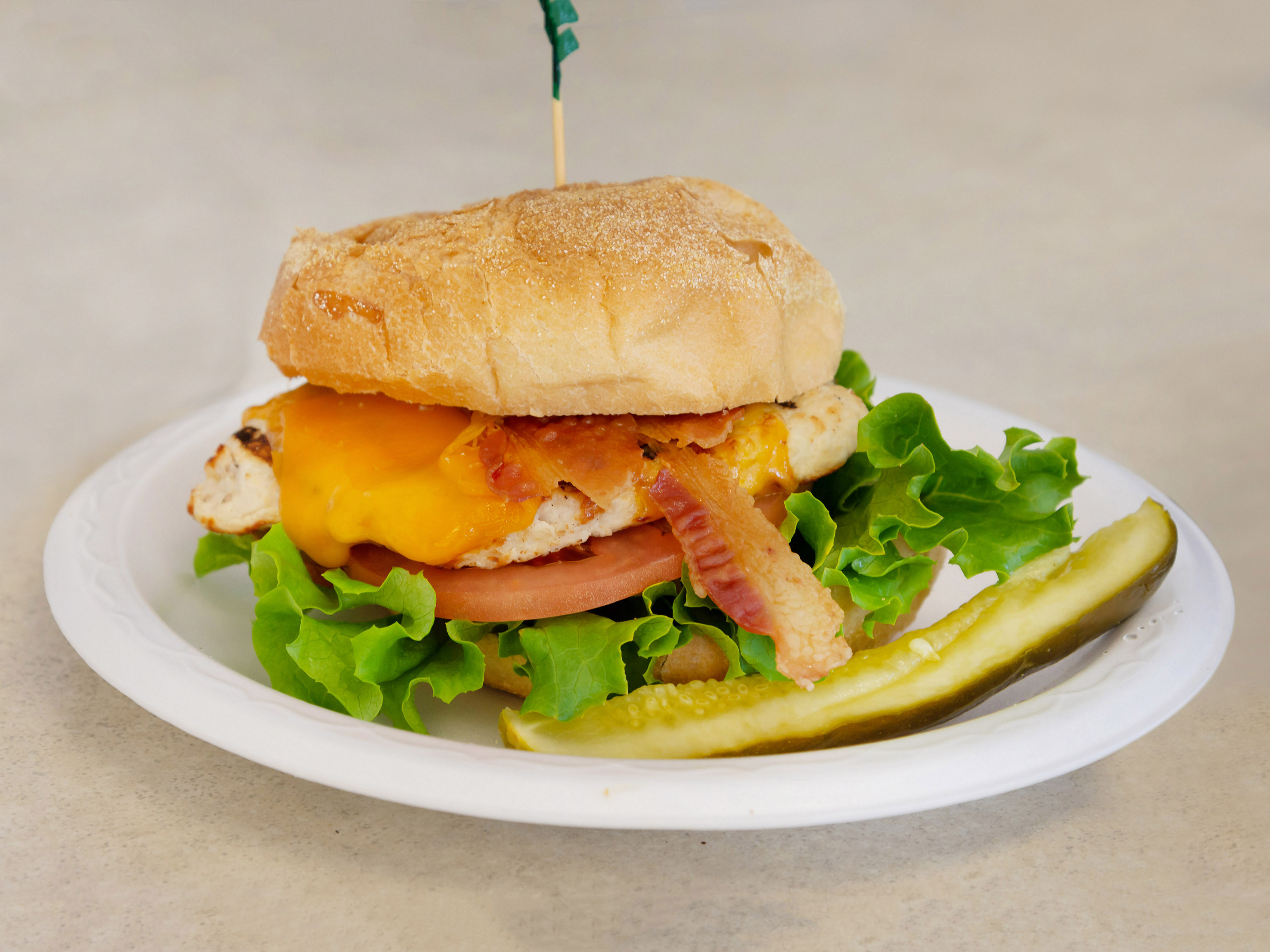 Order 36. Chicken, Bacon and Cheddar Sandwich food online from Padow Hams & Deli store, Midlothian on bringmethat.com