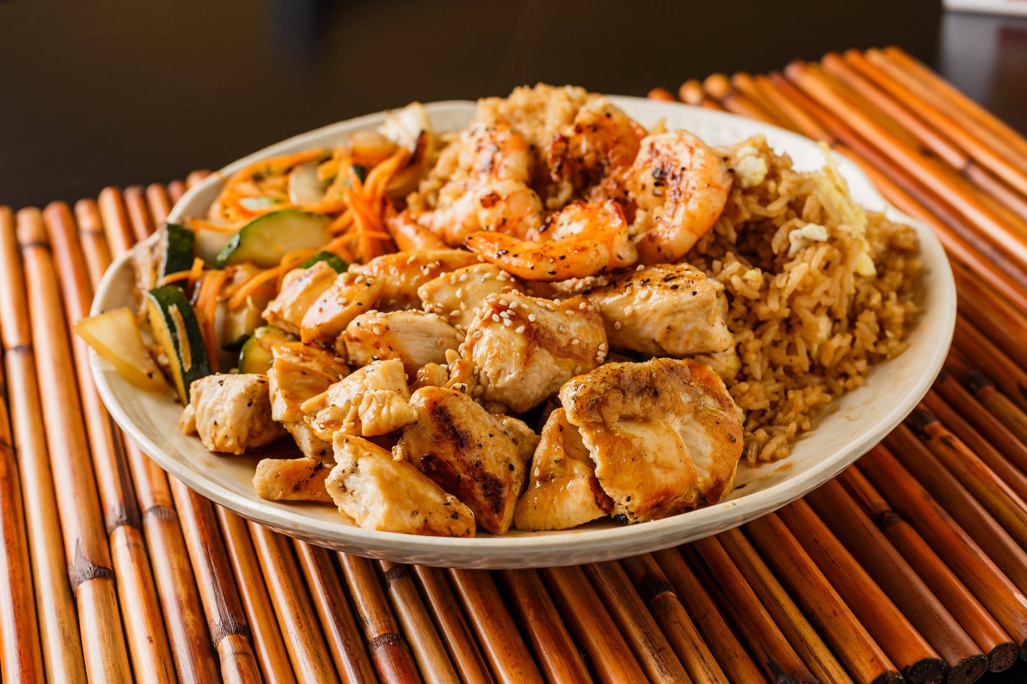 Order Chicken and Shrimp Combination food online from Chicot Hibachi Express store, Little Rock on bringmethat.com