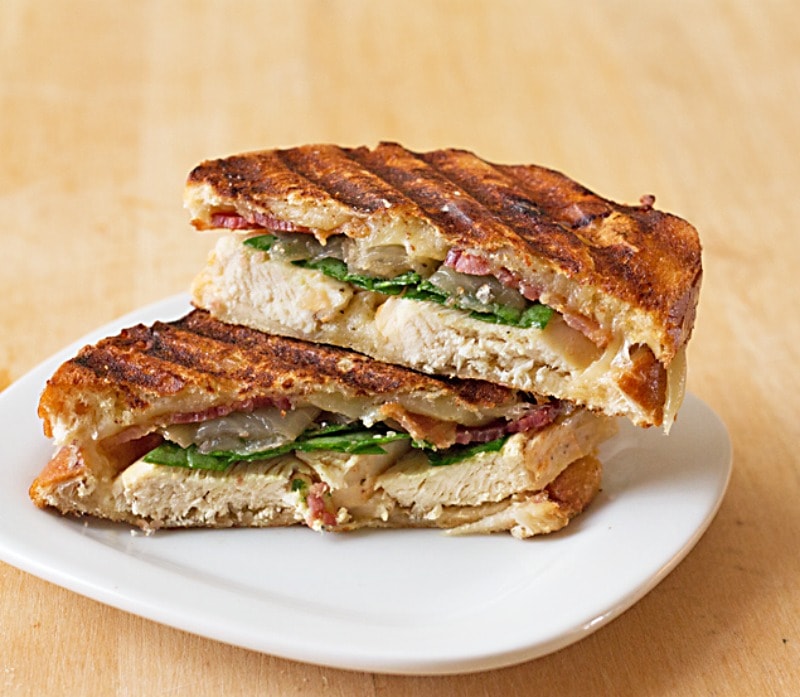 Order Grilled Chicken Panini food online from Cafe Express store, Davenport on bringmethat.com