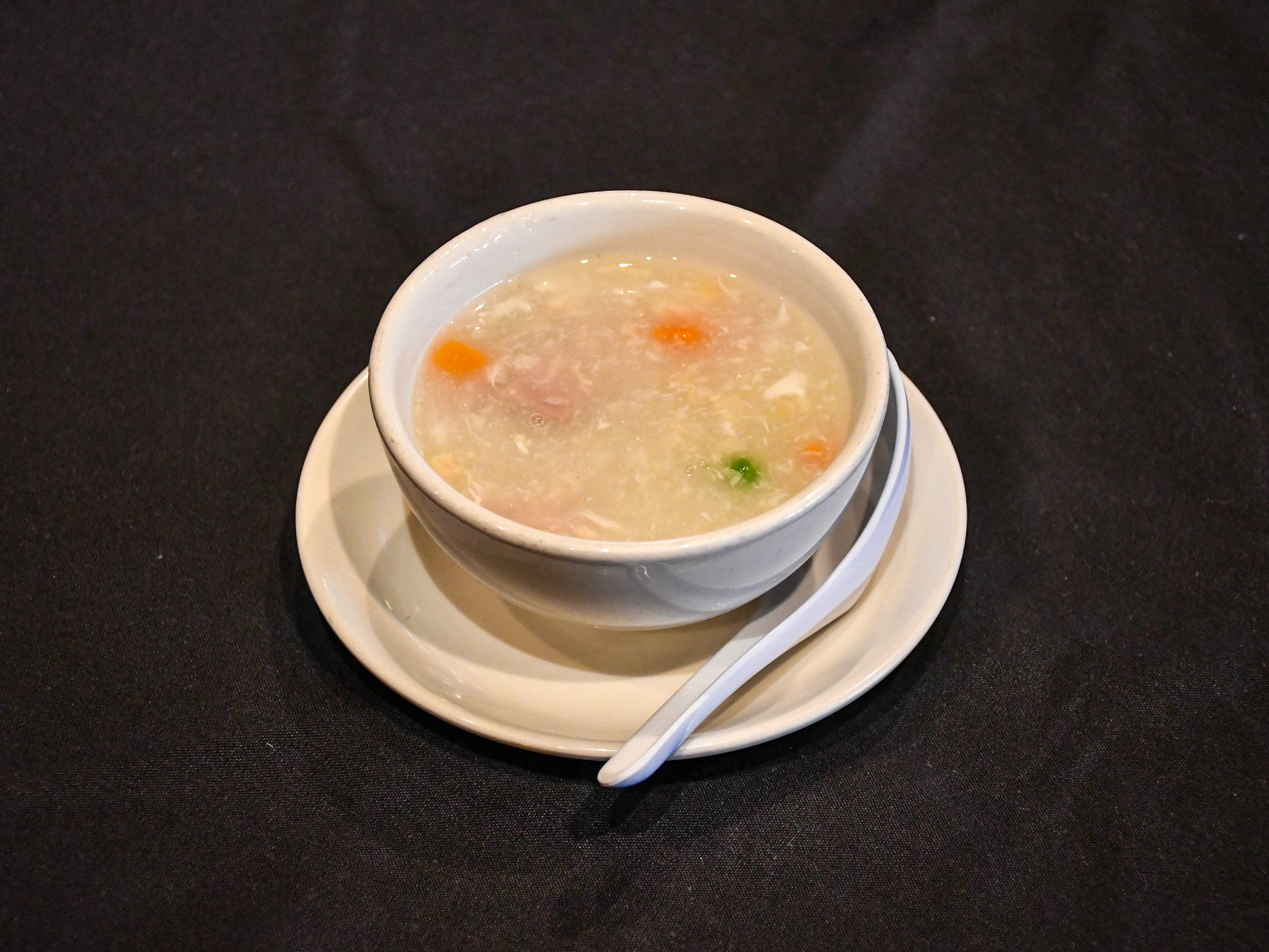 Order Creamy Egg Drop Soup food online from Joy Luck Restaurant store, Sandy on bringmethat.com