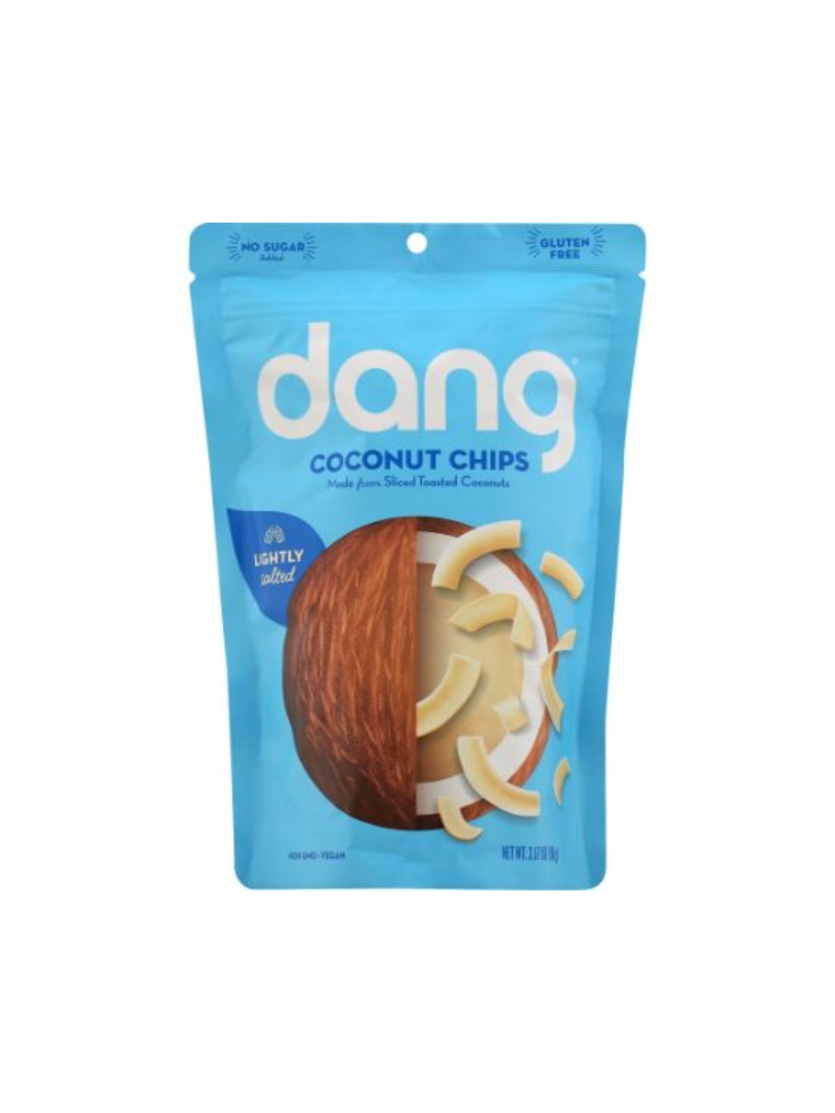 Order Dang Coconut Chips Lightly Salted (3.17 oz) food online from Stock-Up Mart store, Minneapolis on bringmethat.com