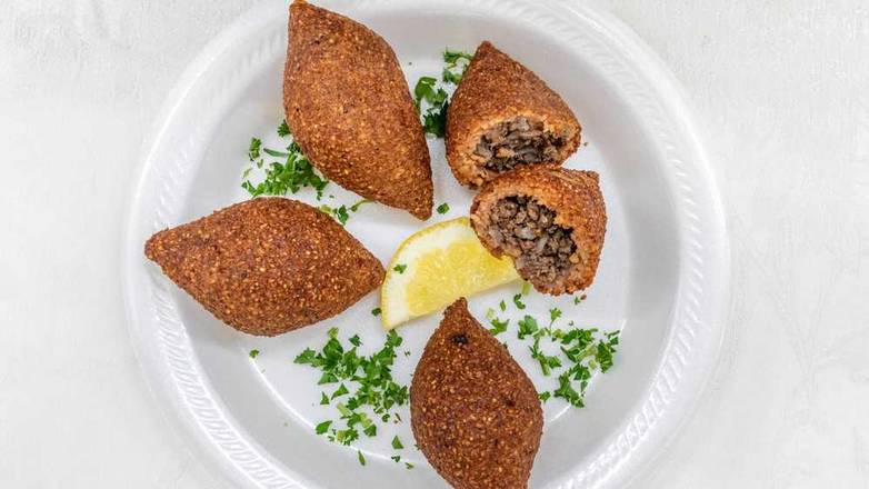 Order Kibbeh Balls with Meat/4pcs food online from Waffa Kitchen store, Glendora on bringmethat.com