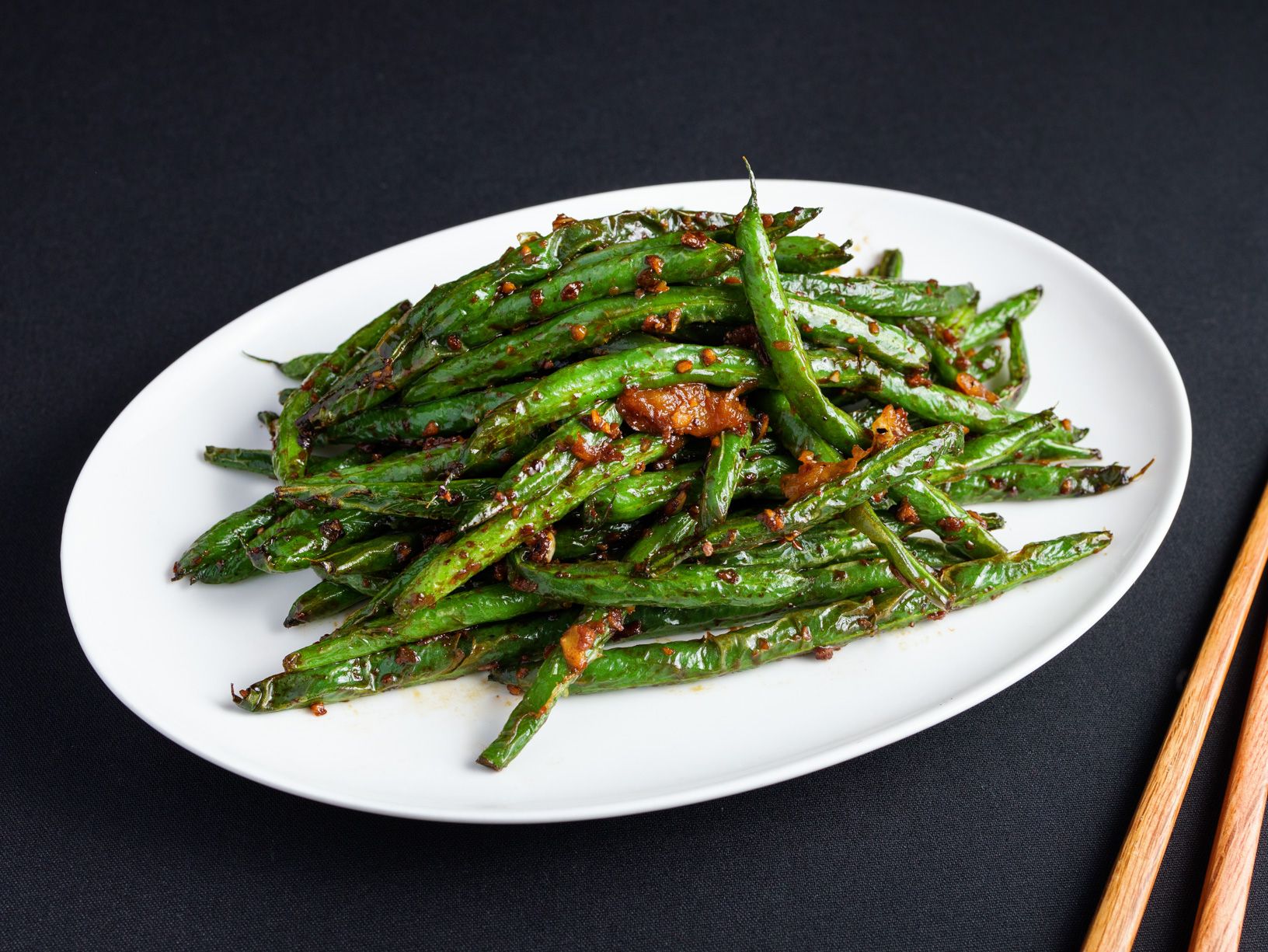 Order Sichuan Blistered Green Beans food online from China Live Signatures store, San Francisco on bringmethat.com