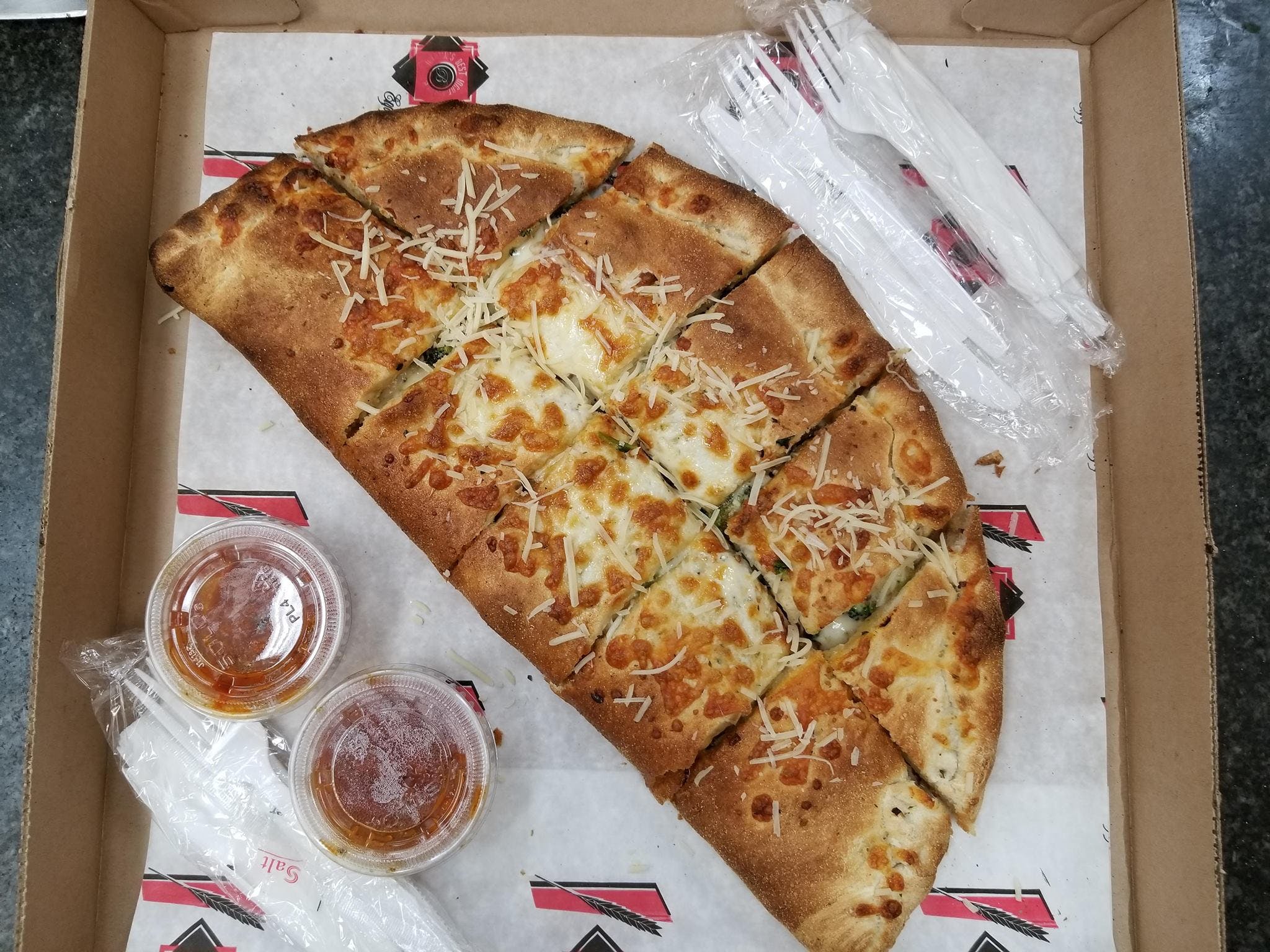 Order Cheese Calzone - Small 10'' food online from Rome Pizza store, Boston on bringmethat.com