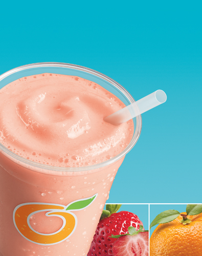 Order Orange Berry Xtreme Premium Fruit Smoothie food online from Dairy Queen store, Hagerstown on bringmethat.com