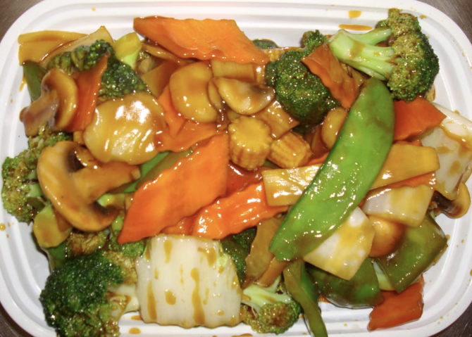 Order Sauteed Mixed Vegetable Dinner 晚素什锦 food online from Oriental Garden store, Lyndhurst on bringmethat.com
