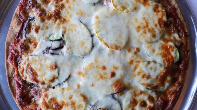 Order Grilled Vegetable Pizza food online from Lucca's Pizzeria & Ristorante store, La Grange on bringmethat.com
