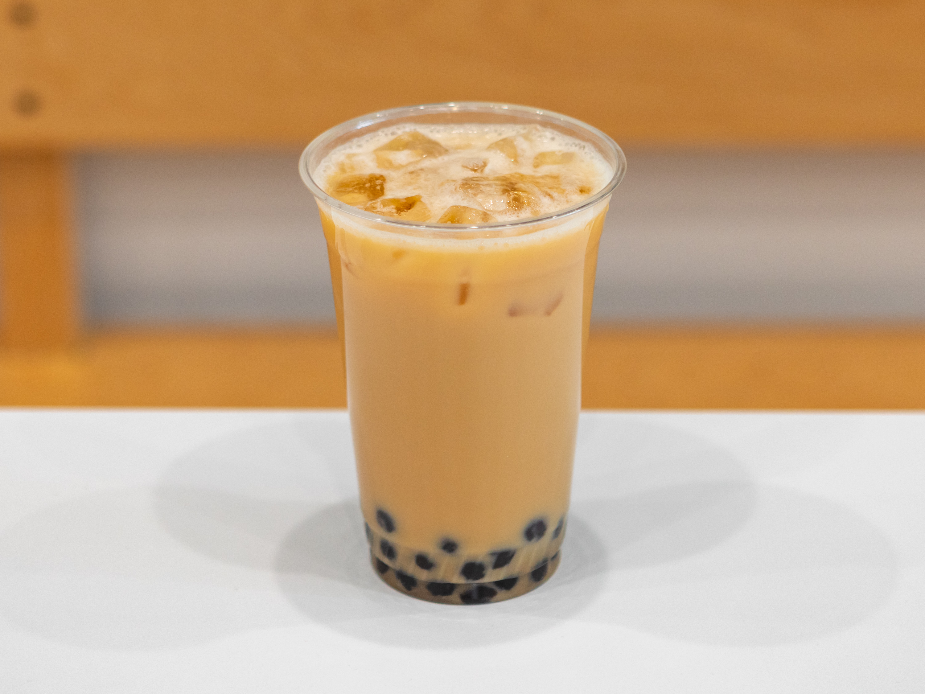 Order 20 oz. Jasmine Milk Tea food online from Tea Lyfe store, Saratoga on bringmethat.com