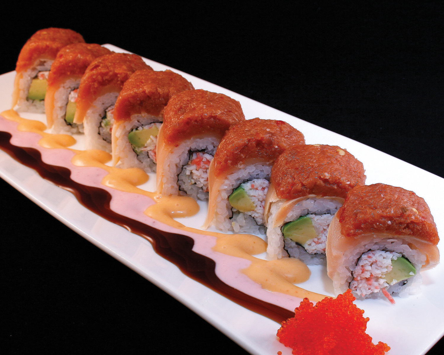Order Dynamite Special Roll food online from Sushi Lover store, Belmont on bringmethat.com