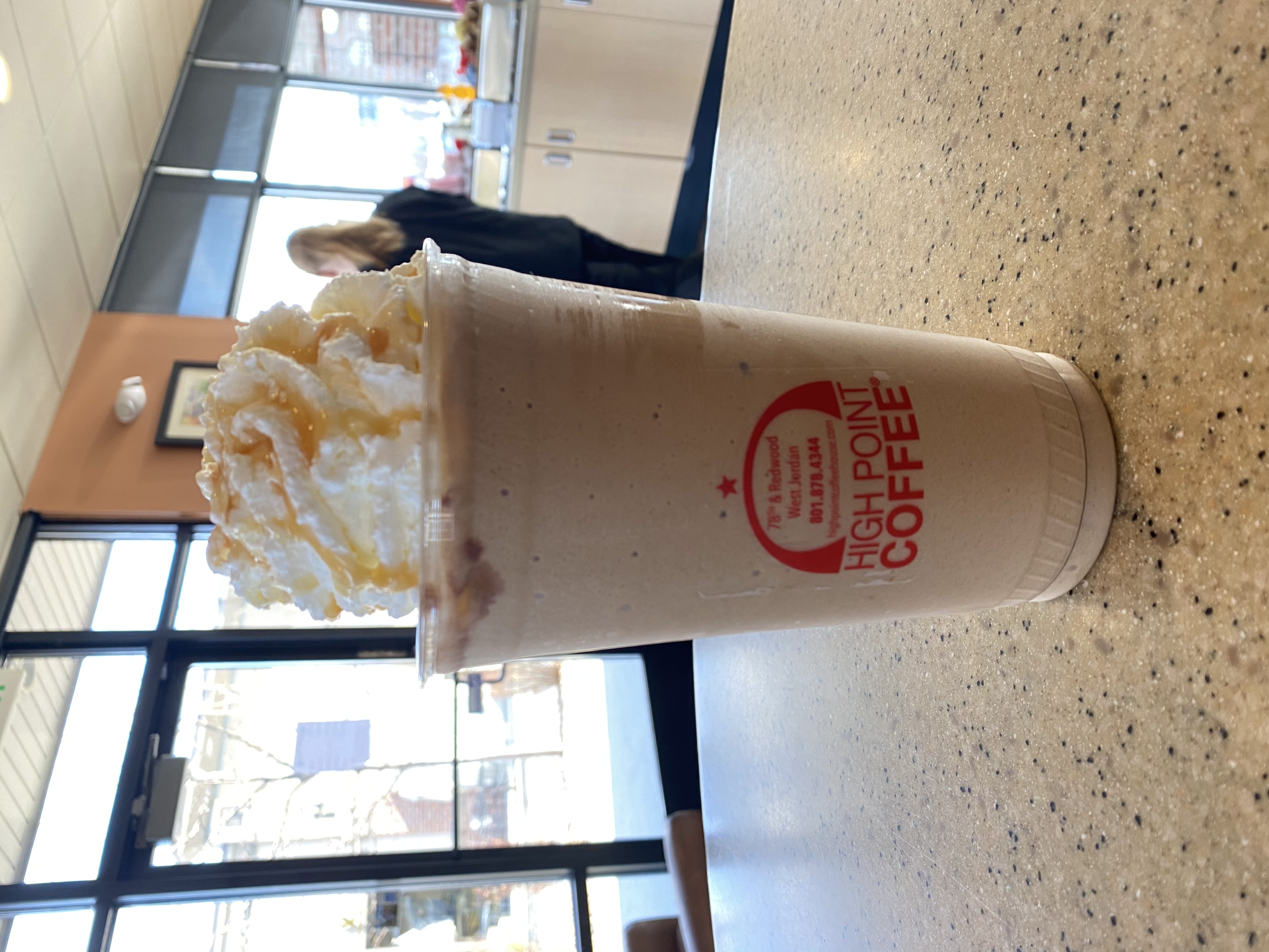 Order Blended White Mocha food online from High Point Coffee store, West Jordan on bringmethat.com