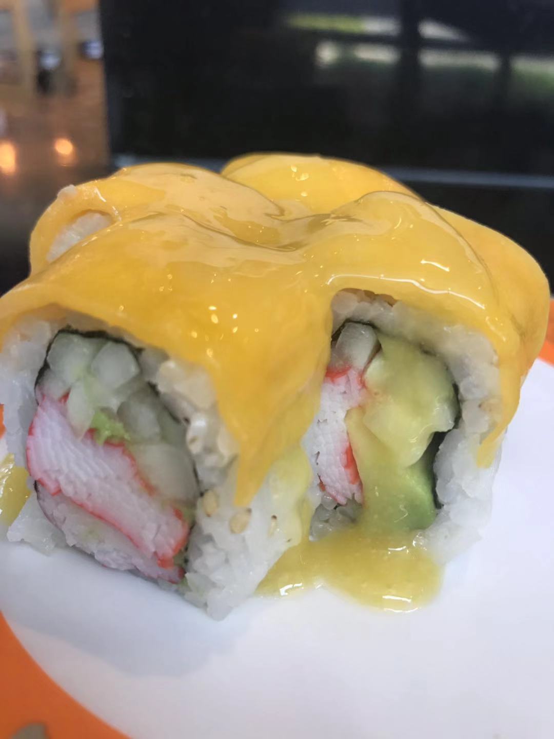Order Happy Mango Roll food online from Kai Sushi store, Lombard on bringmethat.com